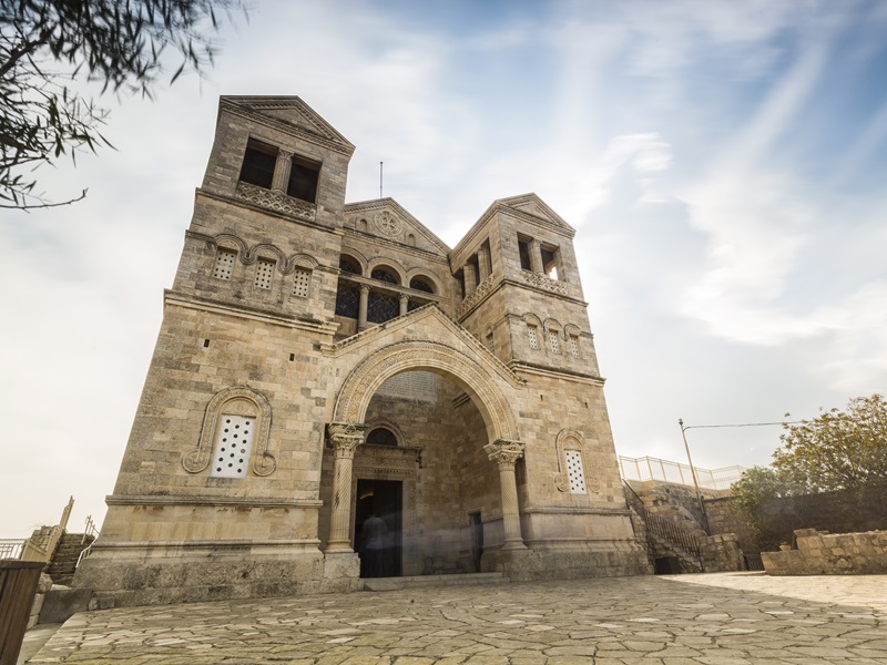 Church of transfiguration mount tabor