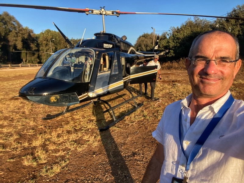 helicopter tour north