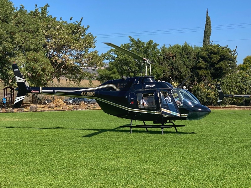 helicpter tour tiberias