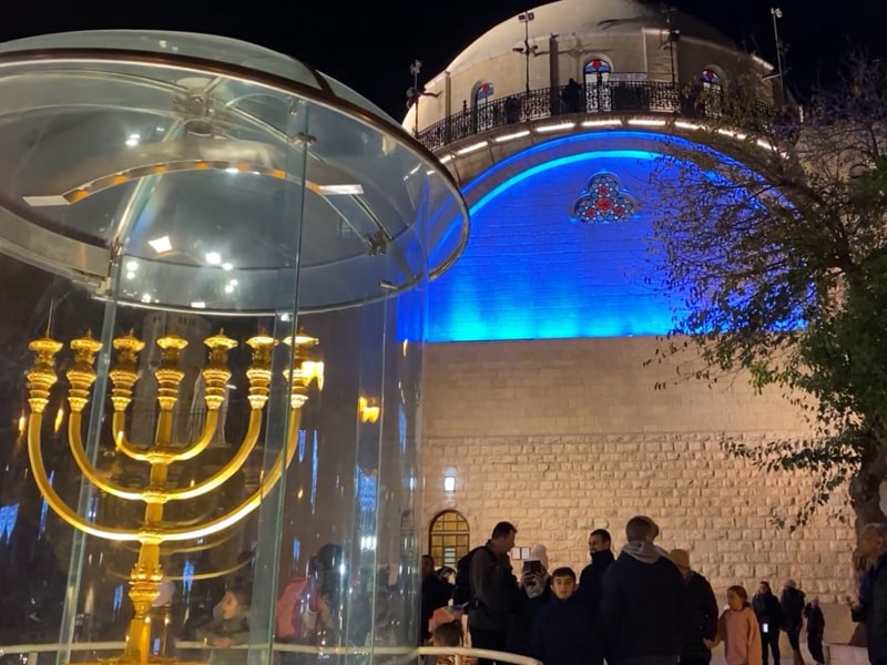 jewish quarter at night
