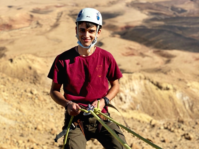 ramon crater rappeling
