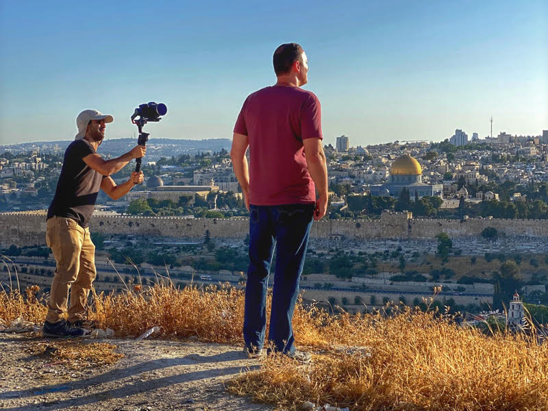 with erick at mount of olives