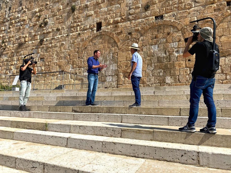 with erick at the southern wall